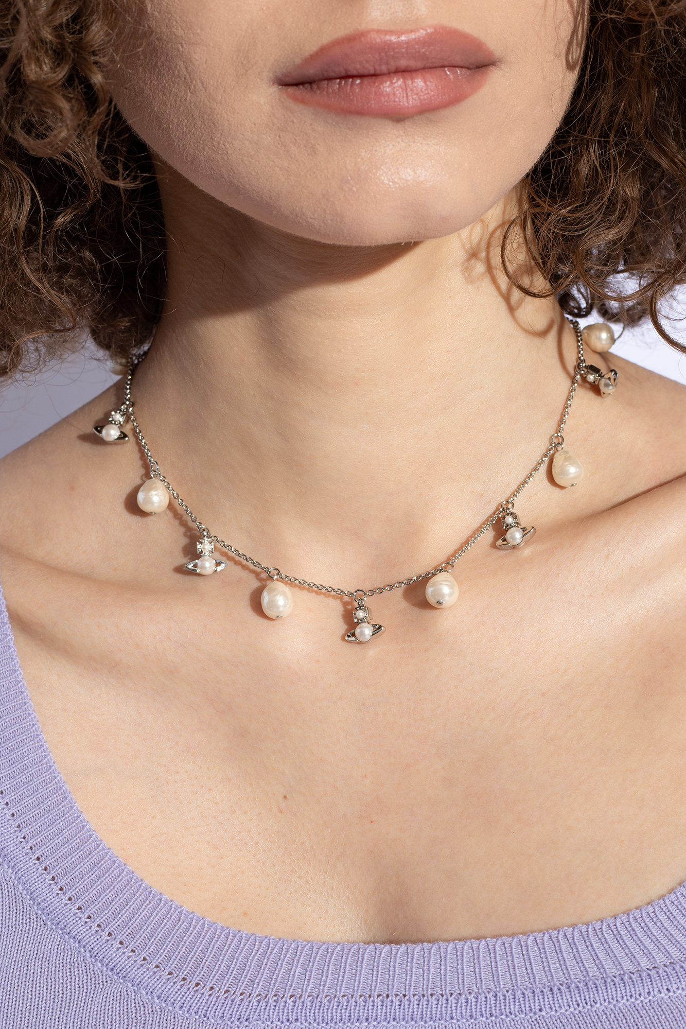 Silver Brass necklace Vivienne Westwood SchaferandweinerShops Zambia